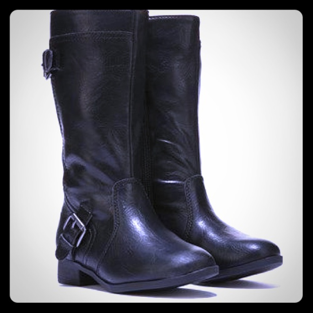 Nine West Sookie Girl Youth 5 Women 7 Riding Boots